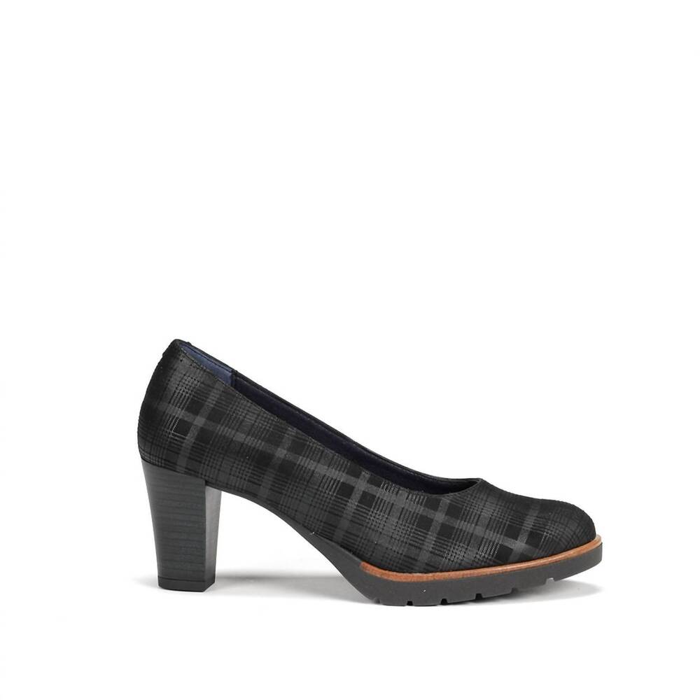 NEW DORKING BY FLUCHOS women's opium heeled shoes in antracita